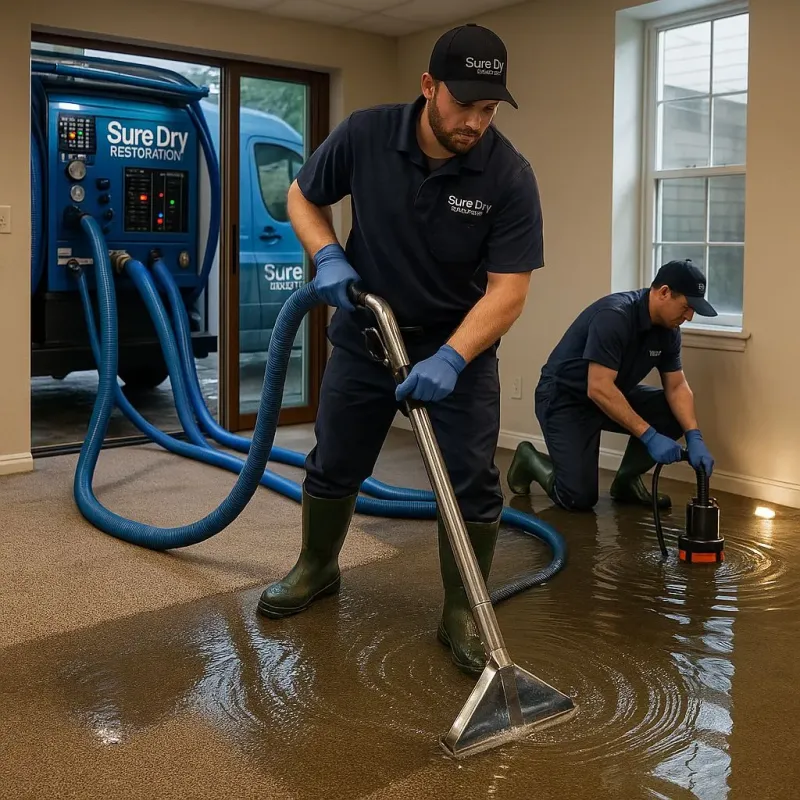 Water Extraction and Removal process in Sappington, MO